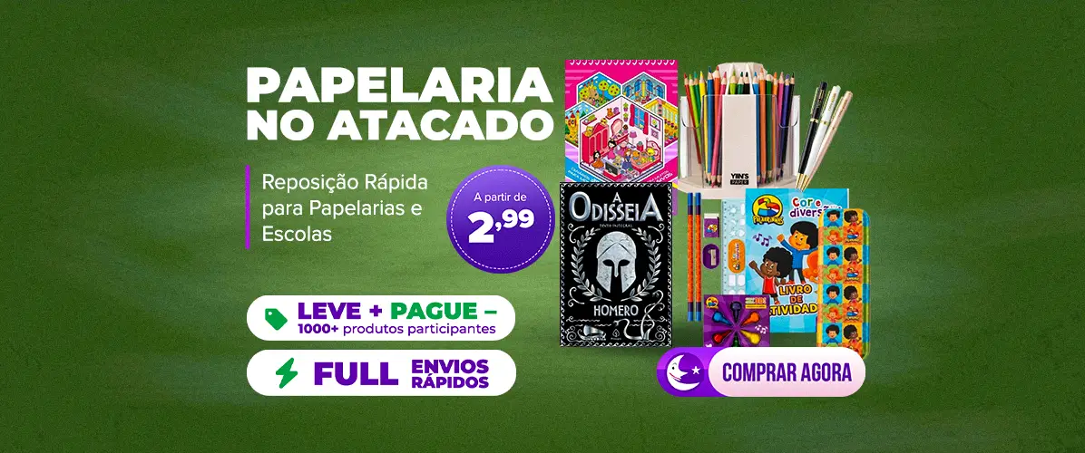 Papelaria no Atacado a partir de R$ 2,99