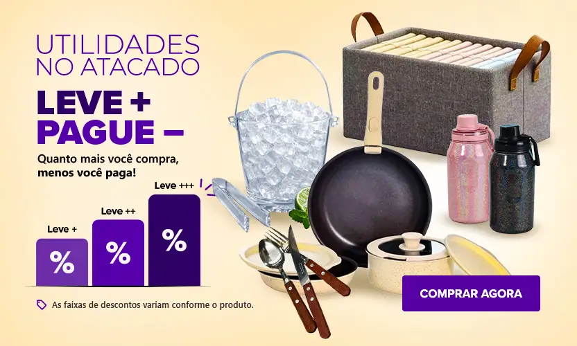 Utilidades no Atacado Leve Mais Pague Menos